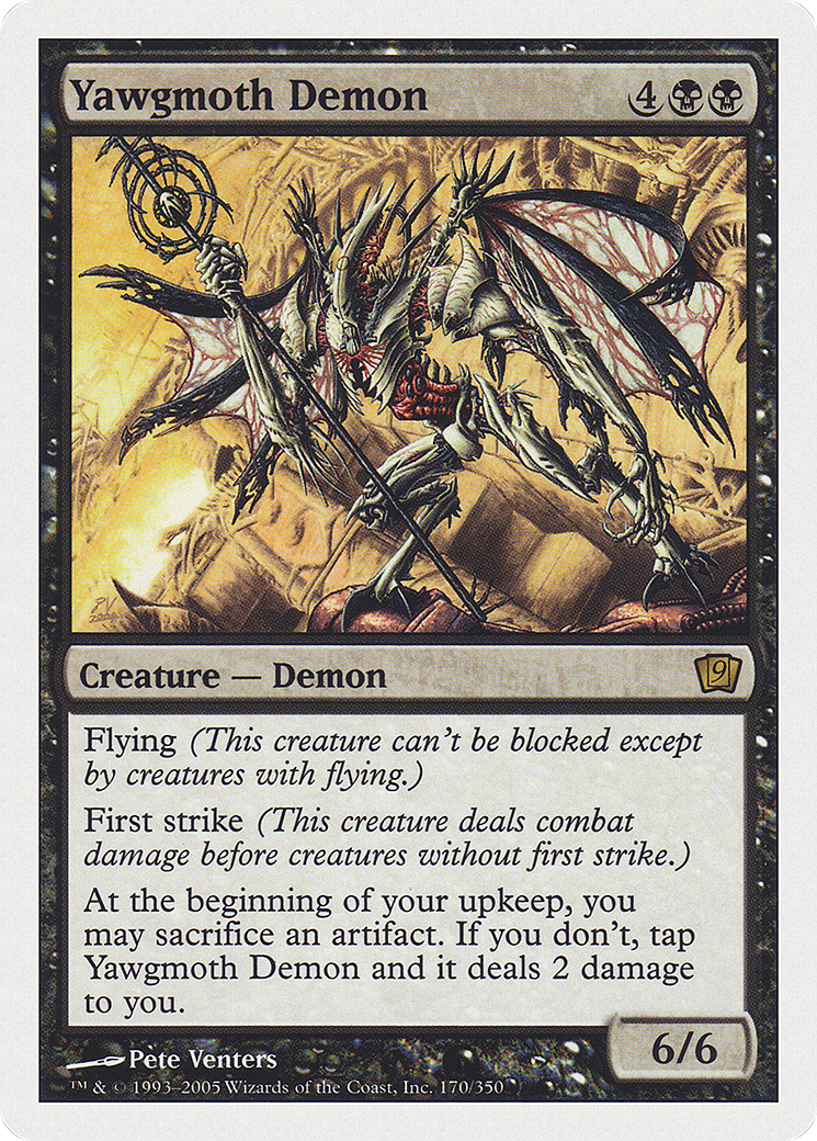 Yawgmoth Demon (9ED-170) [9th Edition]
