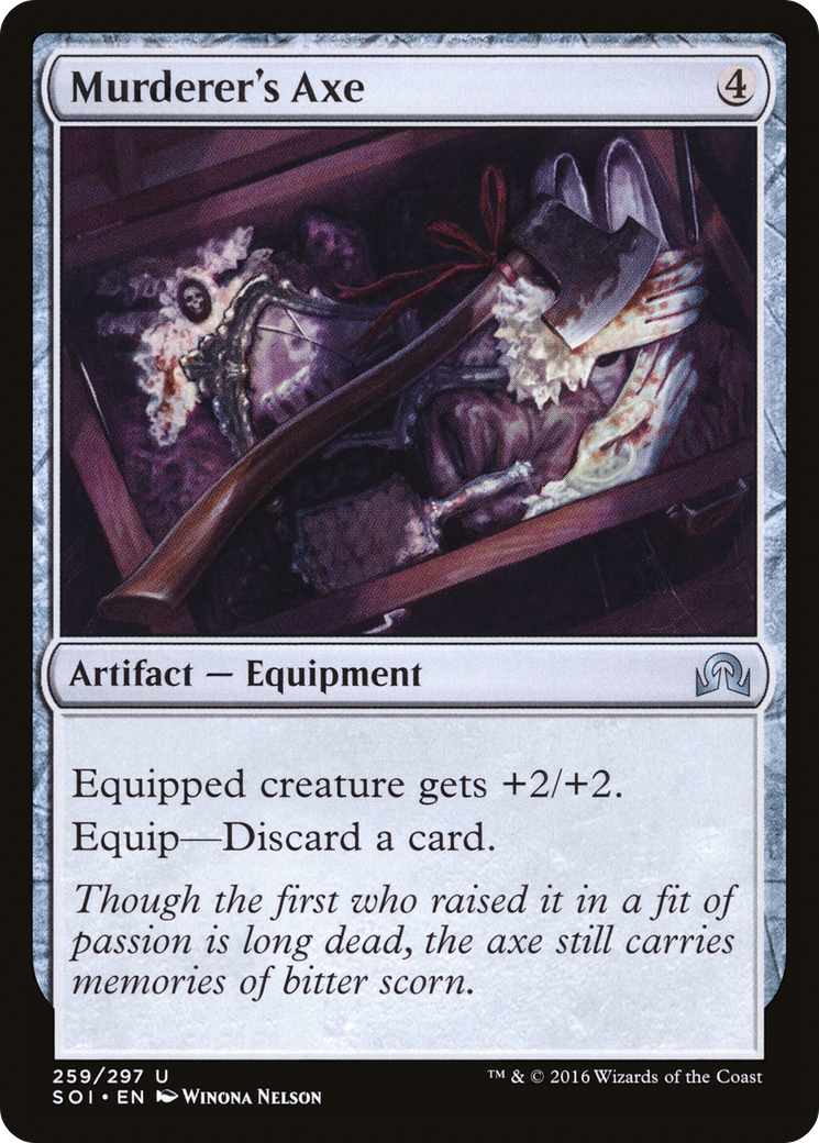 Murderer's Axe (SOI-259) [Shadows over Innistrad] Foil