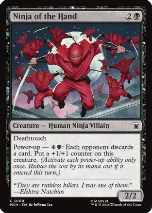 Ninja of the Hand (MSH-108) [Marvel Super Heroes]