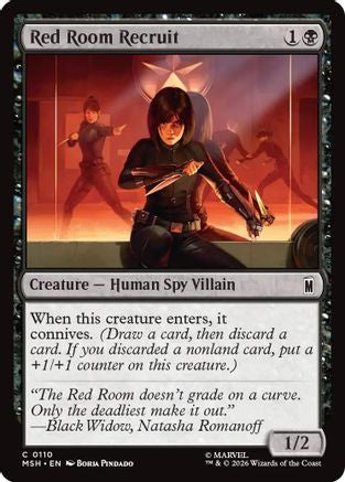 Red Room Recruit (MSH-110) [Marvel Super Heroes]
