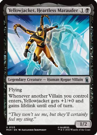 Yellowjacket, Heartless Marauder (MSH-123) [Marvel Super Heroes] Foil