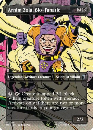 Arnim Zola, Bio-Fanatic (Borderless) (MSH-319) [Marvel Super Heroes]