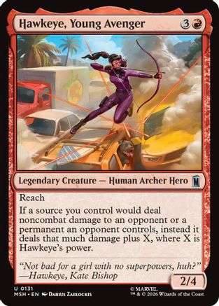 Hawkeye, Young Avenger (MSH-131) [Marvel Super Heroes] Foil