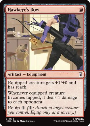 Hawkeye's Bow (MSH-132) [Marvel Super Heroes] Foil