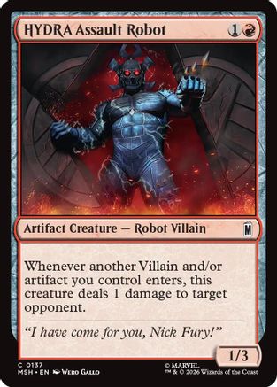 HYDRA Assault Robot (MSH-137) [Marvel Super Heroes] Foil