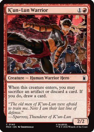 K'un-Lun Warrior (MSH-140) [Marvel Super Heroes]