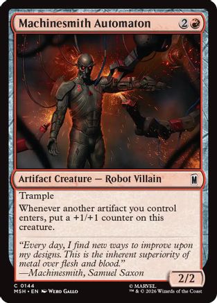 Machinesmith Automaton (MSH-144) [Marvel Super Heroes] Foil