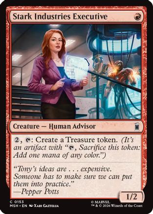 Stark Industries Executive (MSH-153) [Marvel Super Heroes] Foil