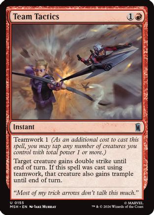 Team Tactics (MSH-155) [Marvel Super Heroes]