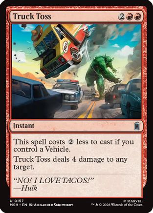 Truck Toss (MSH-157) [Marvel Super Heroes]