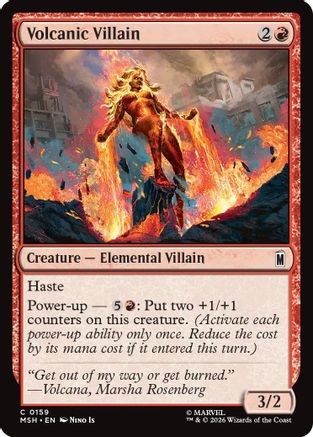 Volcanic Villain (MSH-159) [Marvel Super Heroes]