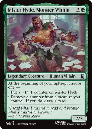 Mister Hyde, Monster Within (MSH-176) [Marvel Super Heroes]