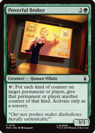 Powerful Broker (MSH-179) [Marvel Super Heroes]