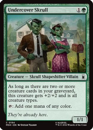 Undercover Skrull (MSH-194) [Marvel Super Heroes] Foil