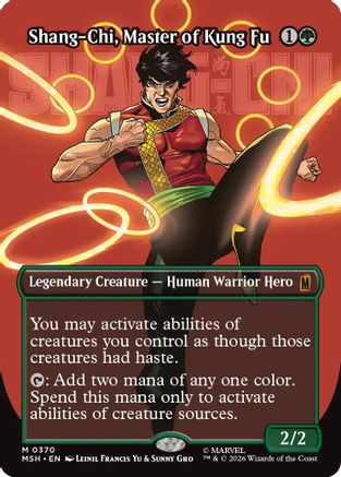 Shang-Chi, Master of Kung Fu (Borderless) (MSH-370) [Marvel Super Heroes] Foil