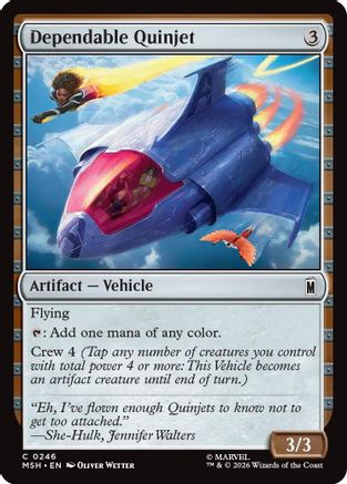 Dependable Quinjet (MSH-246) [Marvel Super Heroes]