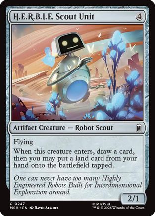 H.E.R.B.I.E. Scout Unit (MSH-247) [Marvel Super Heroes] Foil