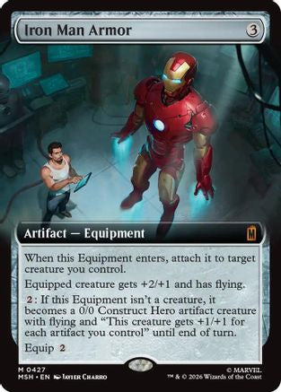 Iron Man Armor (Extended Art) (MSH-427) [Marvel Super Heroes]