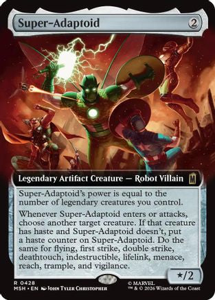 Super-Adaptoid (Extended Art) (MSH-428) [Marvel Super Heroes] Foil