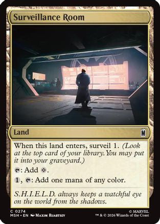 Surveillance Room (MSH-274) [Marvel Super Heroes] Foil