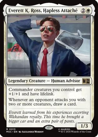Everett K. Ross, Hapless Attache (MSC-013) [Commander: Marvel Super Heroes]