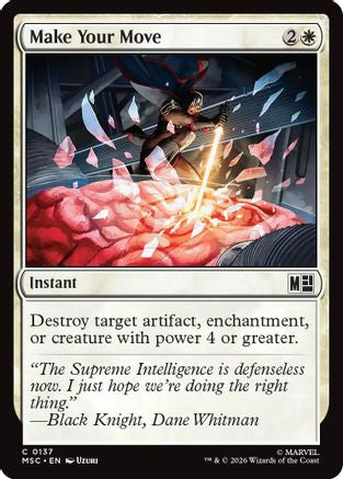 Make Your Move (MSC-137) [Commander: Marvel Super Heroes]