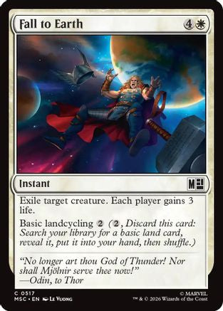 Fall to Earth (MSC-517) [Commander: Marvel Super Heroes] Foil