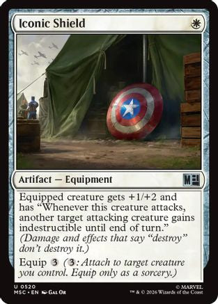 Iconic Shield (MSC-520) [Commander: Marvel Super Heroes] Foil