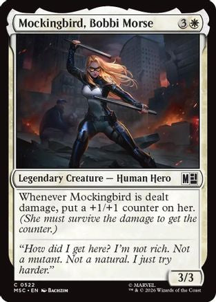 Mockingbird, Bobbi Morse (MSC-522) [Commander: Marvel Super Heroes]