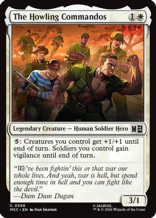 The Howling Commandos (MSC-598) [Commander: Marvel Super Heroes] Foil