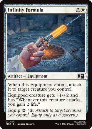 Infinity Formula (MSC-601) [Commander: Marvel Super Heroes] Foil
