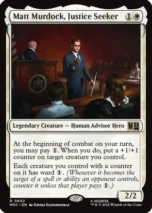 Matt Murdock, Justice Seeker (MSC-602) [Commander: Marvel Super Heroes]