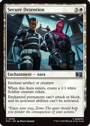 Secure Detention (MSC-608) [Commander: Marvel Super Heroes]