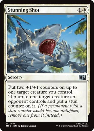 Stunning Shot (MSC-610) [Commander: Marvel Super Heroes] Foil