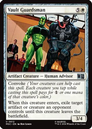 Vault Guardsman (MSC-612) [Commander: Marvel Super Heroes]