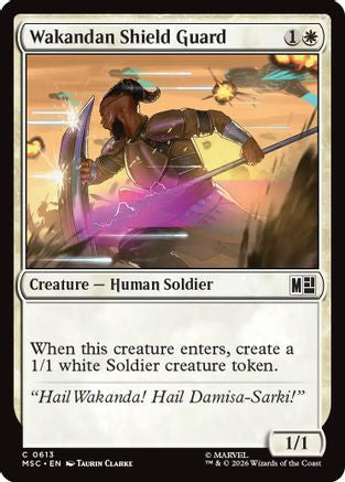 Wakandan Shield Guard (MSC-613) [Commander: Marvel Super Heroes]