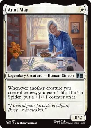 Aunt May (MSC-768) [Commander: Marvel Super Heroes]