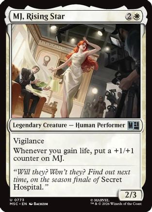 MJ, Rising Star (MSC-773) [Commander: Marvel Super Heroes] Foil