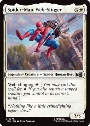 Spider-Man, Web-Slinger (MSC-776) [Commander: Marvel Super Heroes]