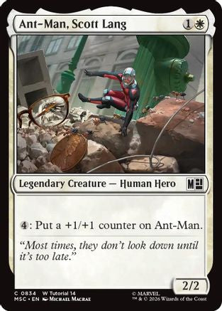 Ant-Man, Scott Lang (MSC-834) [Commander: Marvel Super Heroes]
