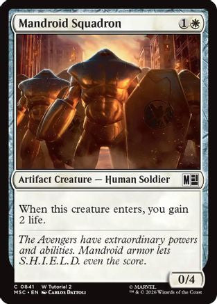 Mandroid Squadron (MSC-841) [Commander: Marvel Super Heroes]