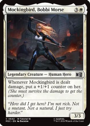 Mockingbird, Bobbi Morse (MSC-842) [Commander: Marvel Super Heroes]