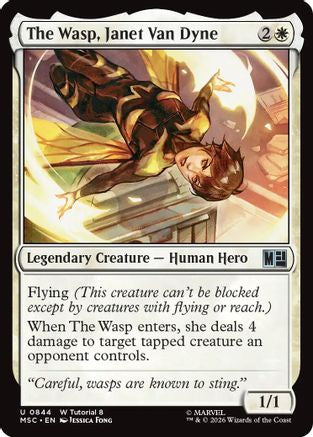 The Wasp, Janet Van Dyne (MSC-844) [Commander: Marvel Super Heroes]
