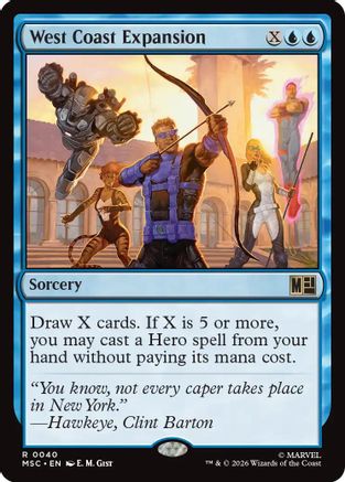 West Coast Expansion (MSC-040) [Commander: Marvel Super Heroes]