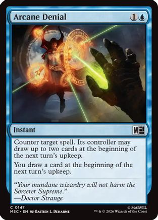 Arcane Denial (MSC-147) [Commander: Marvel Super Heroes]