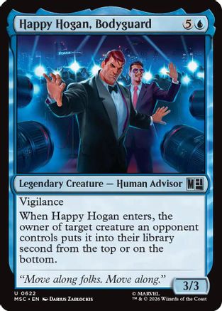 Happy Hogan, Bodyguard (MSC-622) [Commander: Marvel Super Heroes] Foil