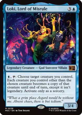 Loki, Lord of Misrule (MSC-628) [Commander: Marvel Super Heroes]