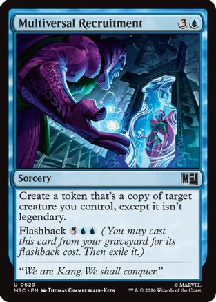 Multiversal Recruitment (MSC-629) [Commander: Marvel Super Heroes] Foil