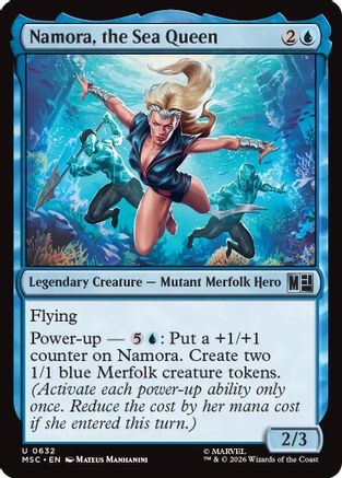 Namora, the Sea Queen (MSC-632) [Commander: Marvel Super Heroes]