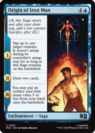 Origin of Iron Man (MSC-633) [Commander: Marvel Super Heroes]